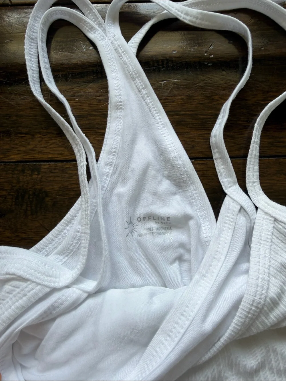 Aerie Double Layer Henley Tank